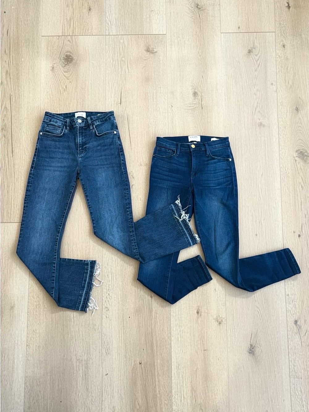 Frame Denim Women’s Size 27 Le Crop Bootcut and Cropped Skinny Jean Bundle